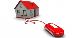 mouse business house property research work computer find