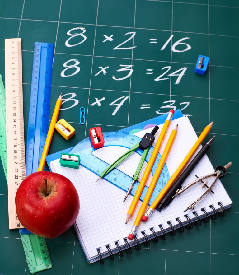 9972571 - back to school supplies. isolated.