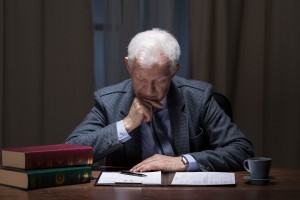 older, old, man, work