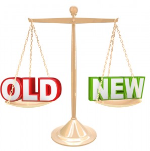 new vs old
